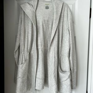 Tek Gear Open Front Cinchable Hooded Jacket